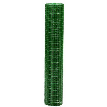 China Amazon Wholesale Mesh 25X25mm Green Vinyl Coated Wire Mesh